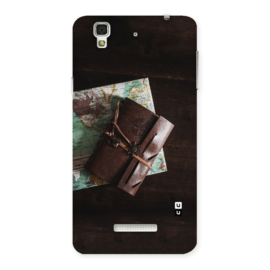Map Journal Back Case for Yu Yureka