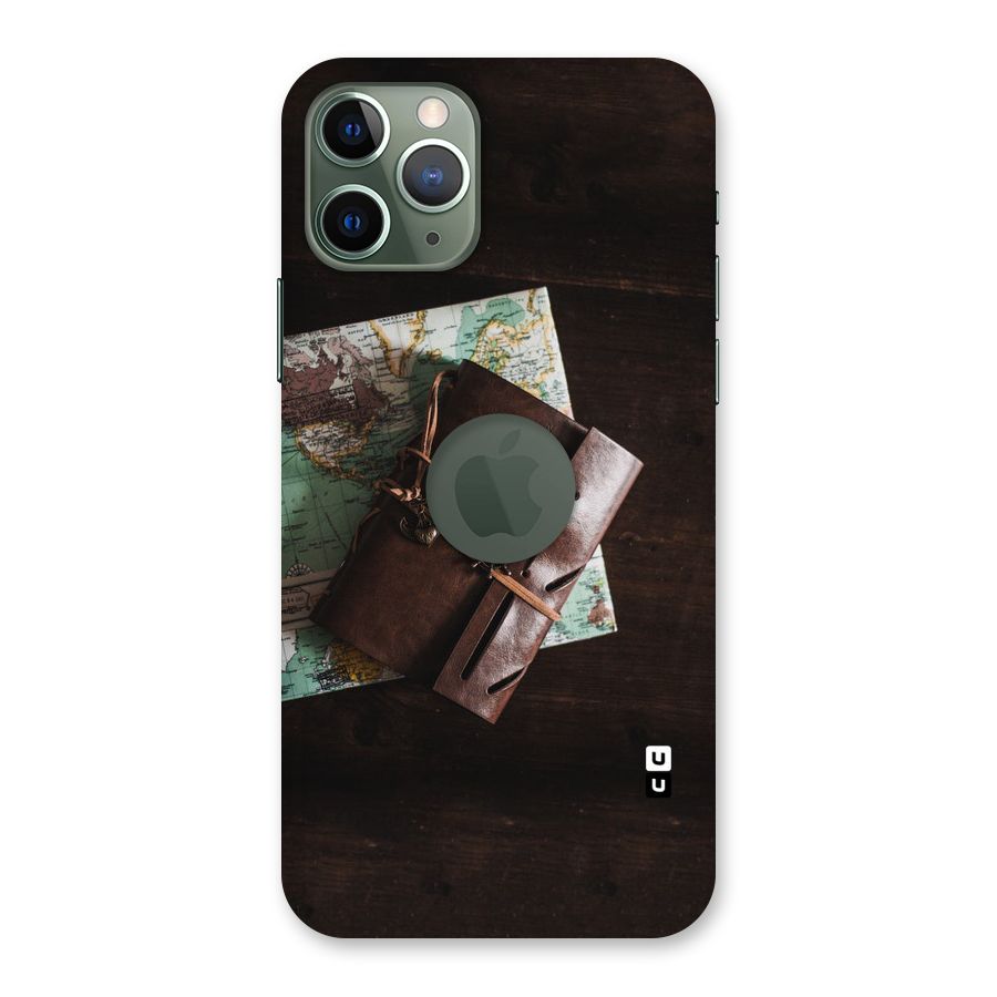 Map Journal Back Case for iPhone 11 Pro Logo  Cut
