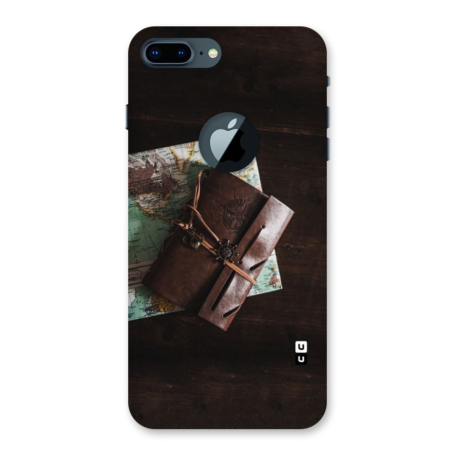 Map Journal Back Case for iPhone 7 Plus Logo Cut