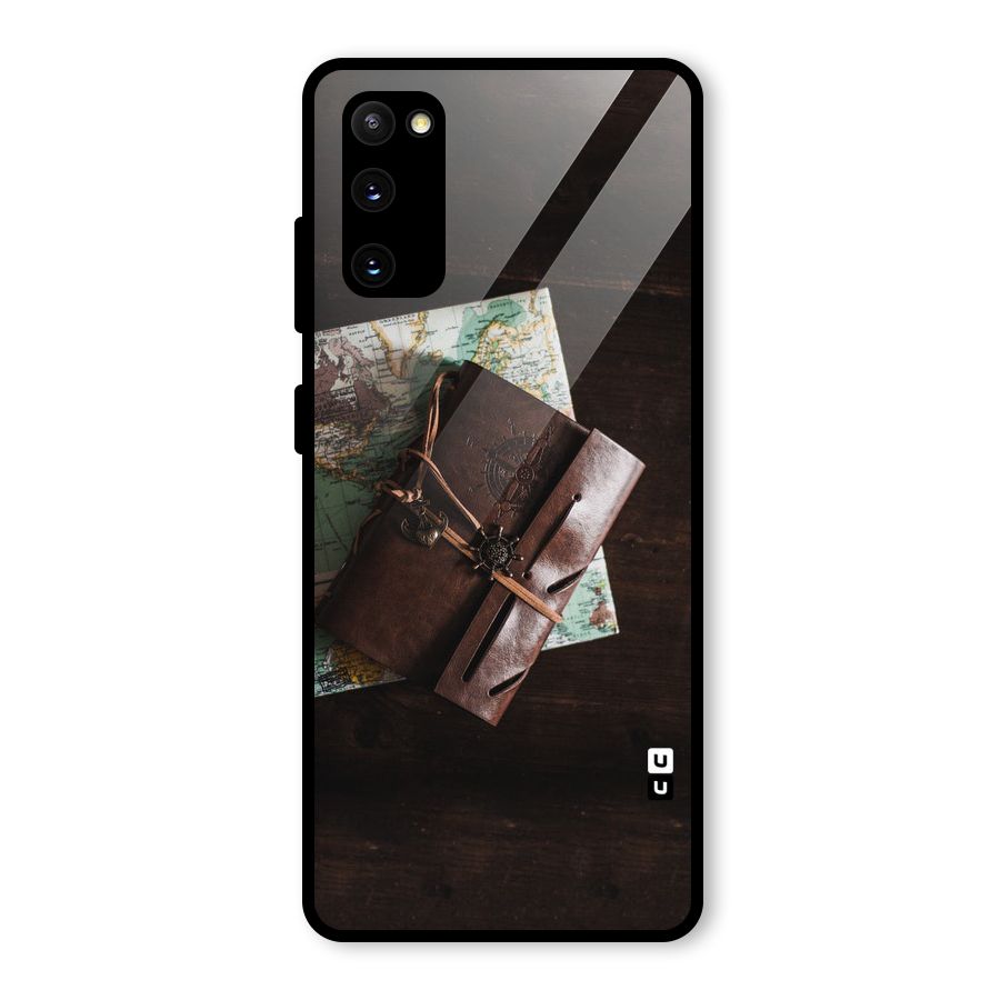 Map Journal Glass Back Case for Galaxy S20 FE 5G
