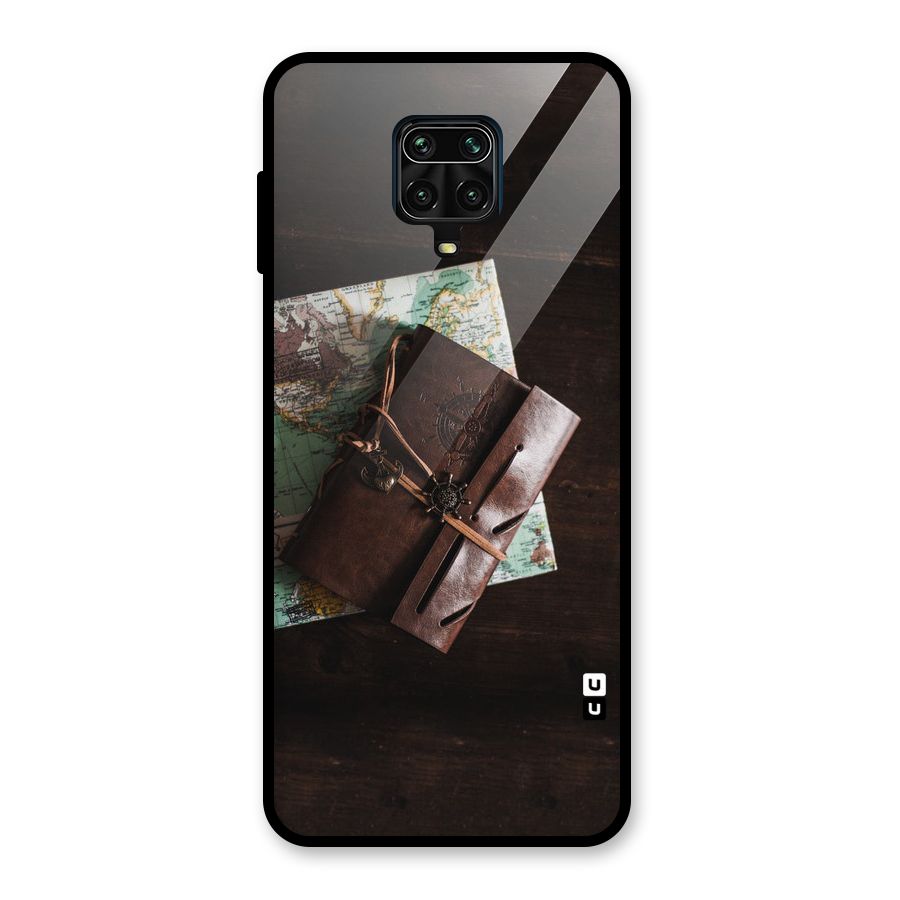 Map Journal Glass Back Case for Poco M2 Pro