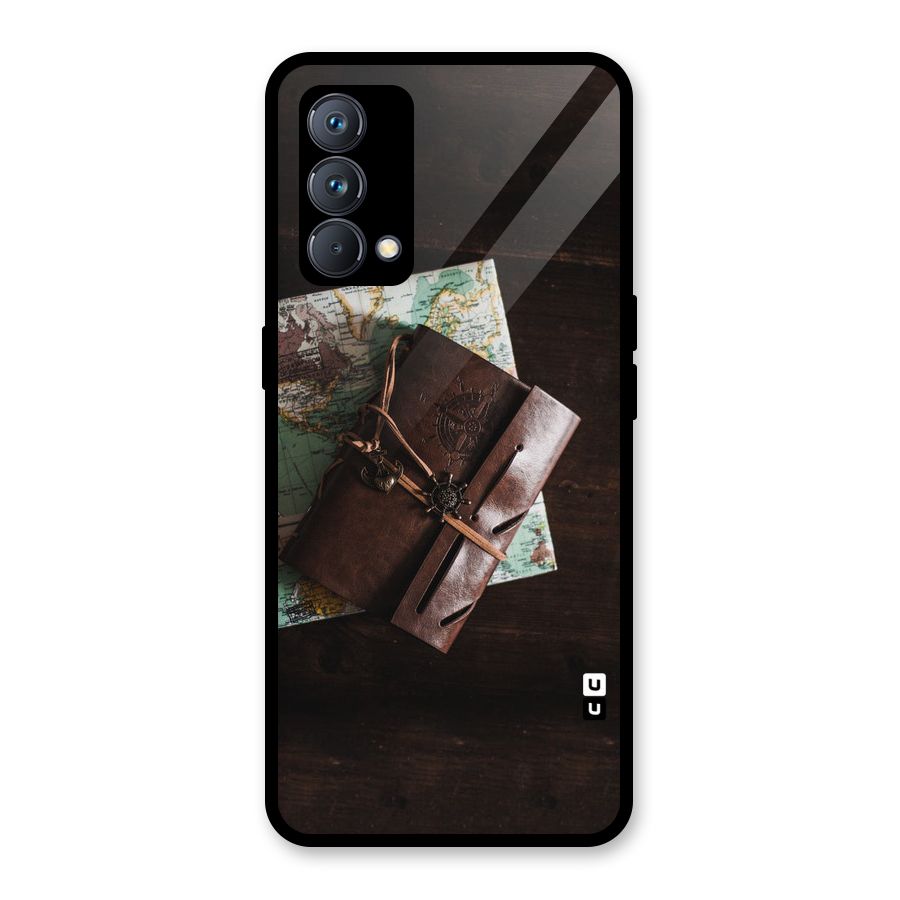 Map Journal Glass Back Case for Realme GT Master Edition