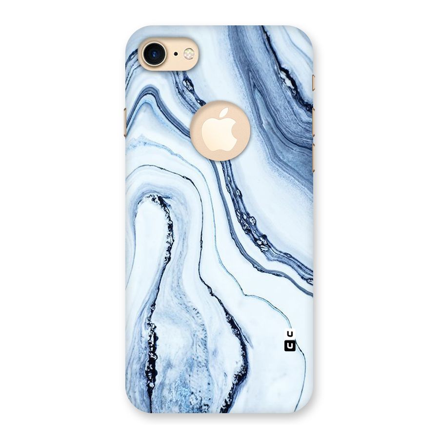 Marble Awesome Back Case for iPhone 7 Logo Cut
