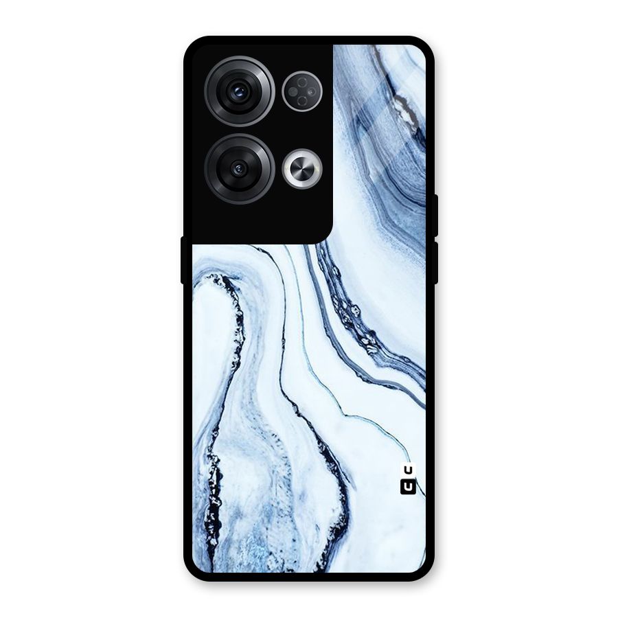 Marble Awesome Glass Back Case for Oppo Reno8 Pro 5G