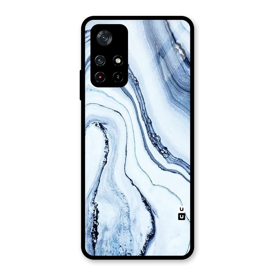 Marble Awesome Glass Back Case for Poco M4 Pro 5G