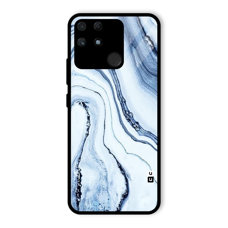 Marble Awesome Glass Back Case for Realme Narzo 50A