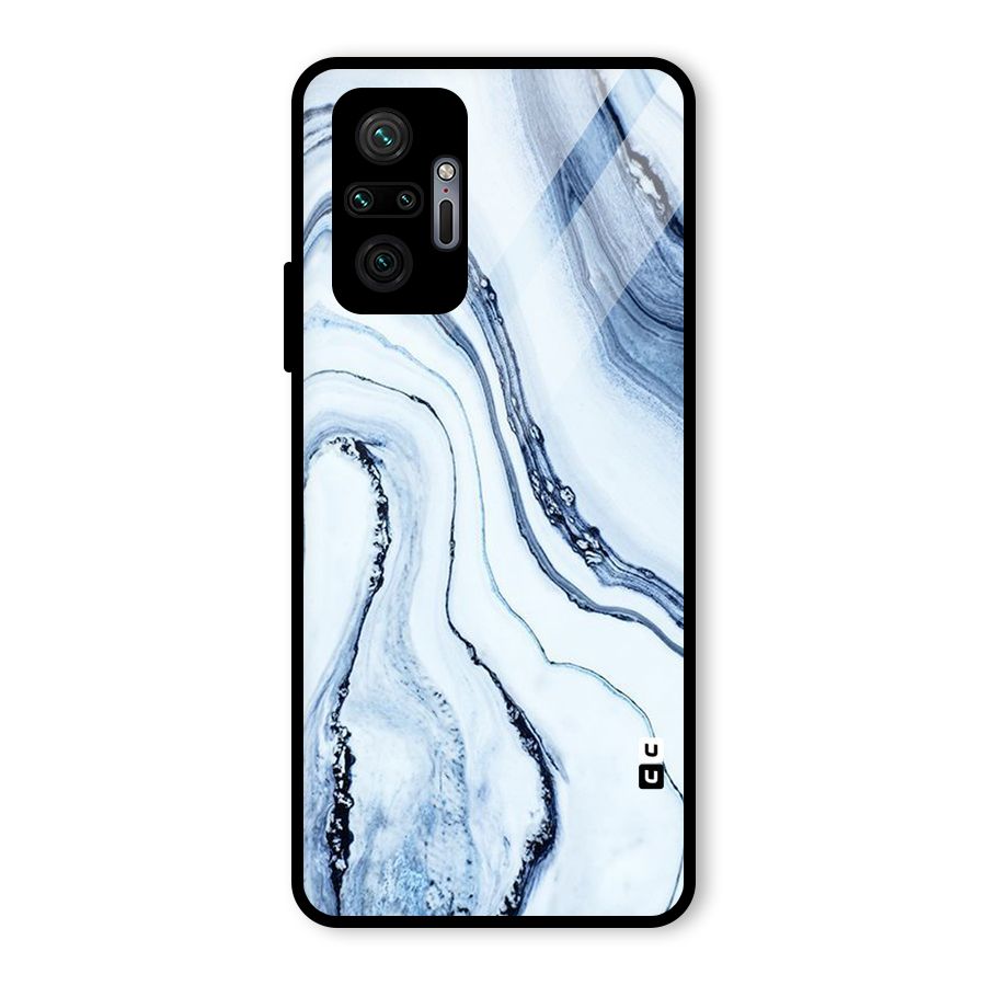 Marble Awesome Glass Back Case for Redmi Note 10 Pro Max