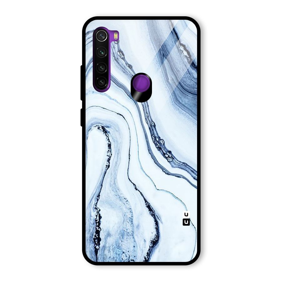 Marble Awesome Glass Back Case for Redmi Note 8
