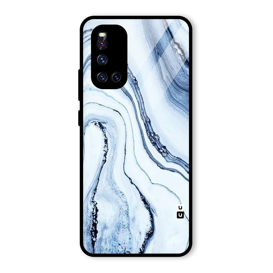 Marble Awesome Glass Back Case for Vivo V19