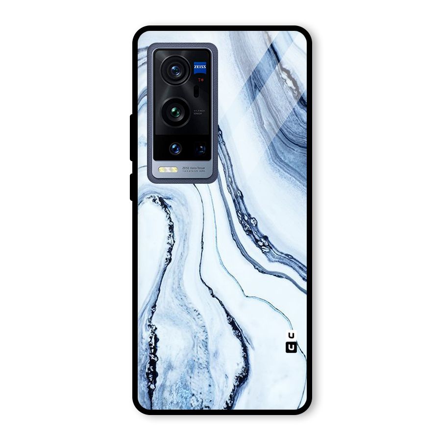 Marble Awesome Glass Back Case for Vivo X60 Pro Plus