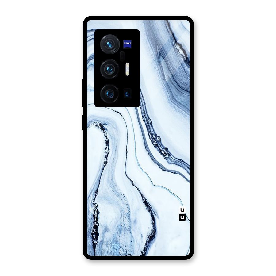 Marble Awesome Glass Back Case for Vivo X70 Pro Plus
