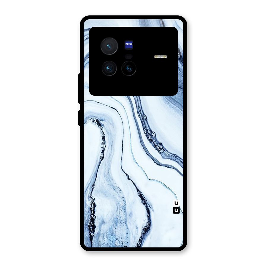 Marble Awesome Glass Back Case for Vivo X80