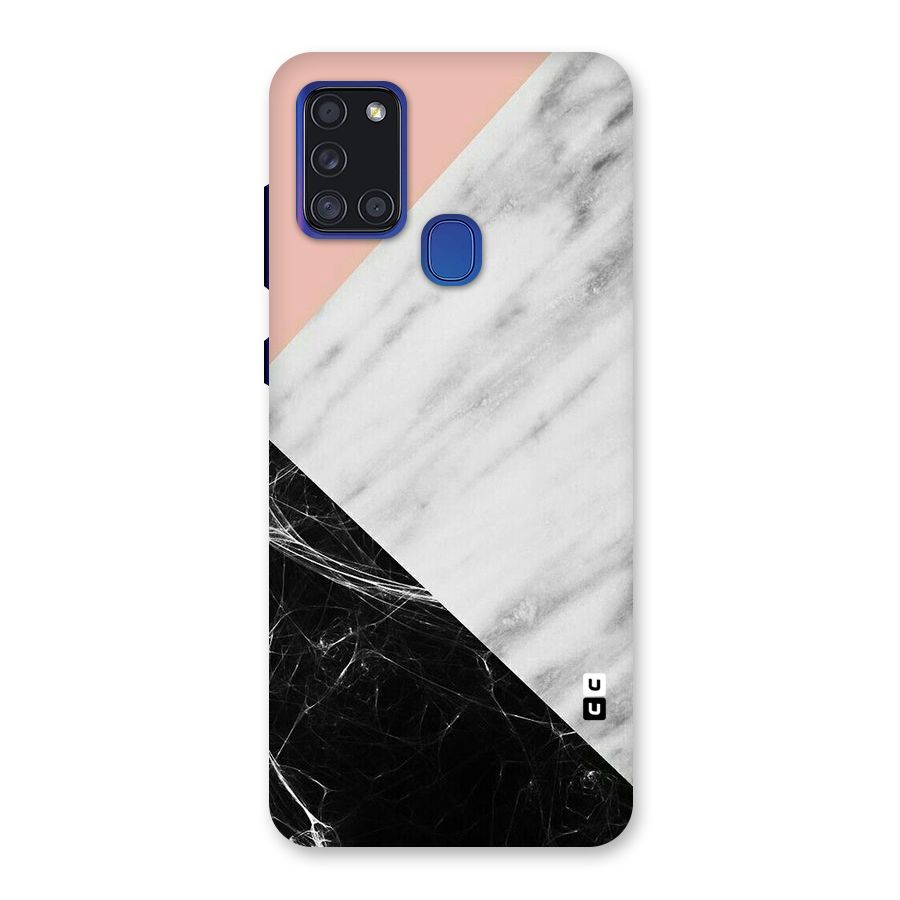 Marble Cuts Back Case for Galaxy A21s