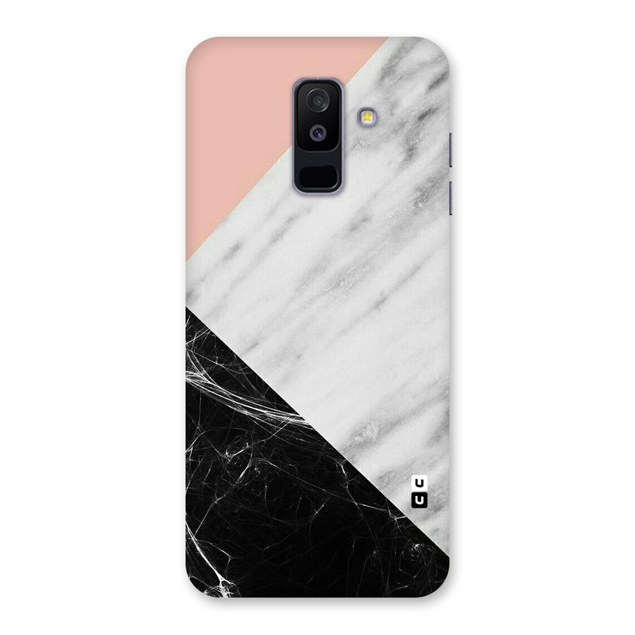 Marble Cuts Back Case for Galaxy A6 Plus