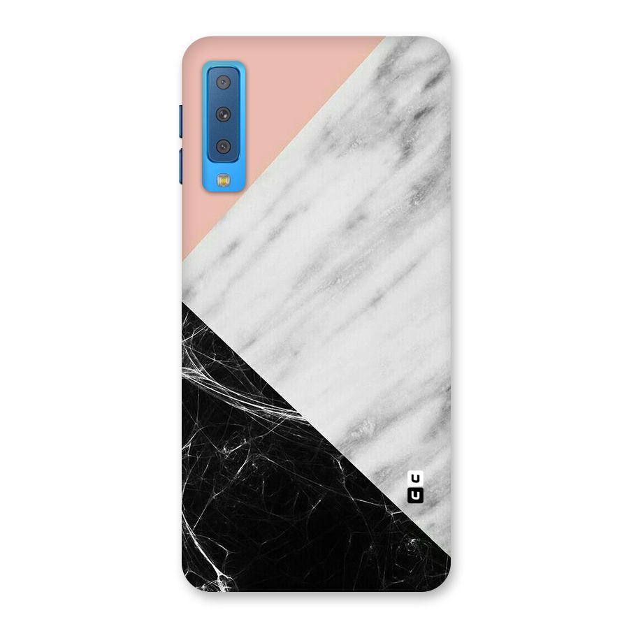 Marble Cuts Back Case for Galaxy A7 (2018)