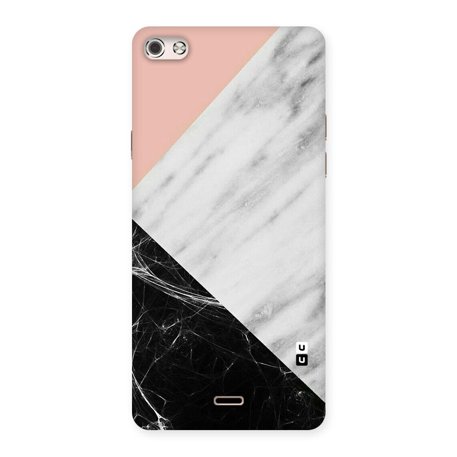 Marble Cuts Back Case for Micromax Canvas Silver 5
