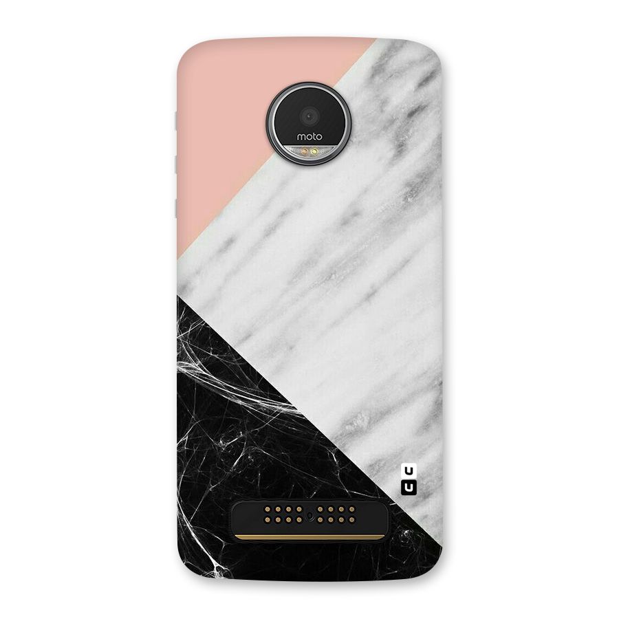 Marble Cuts Back Case for Moto Z Play