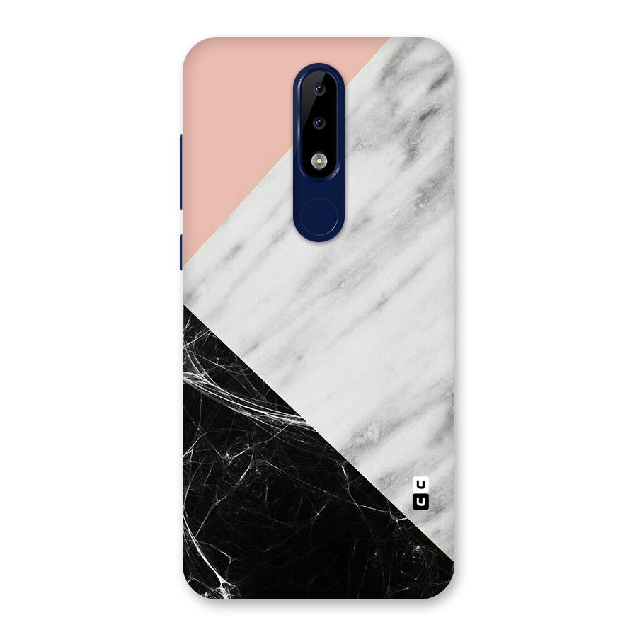 Marble Cuts Back Case for Nokia 5.1 Plus