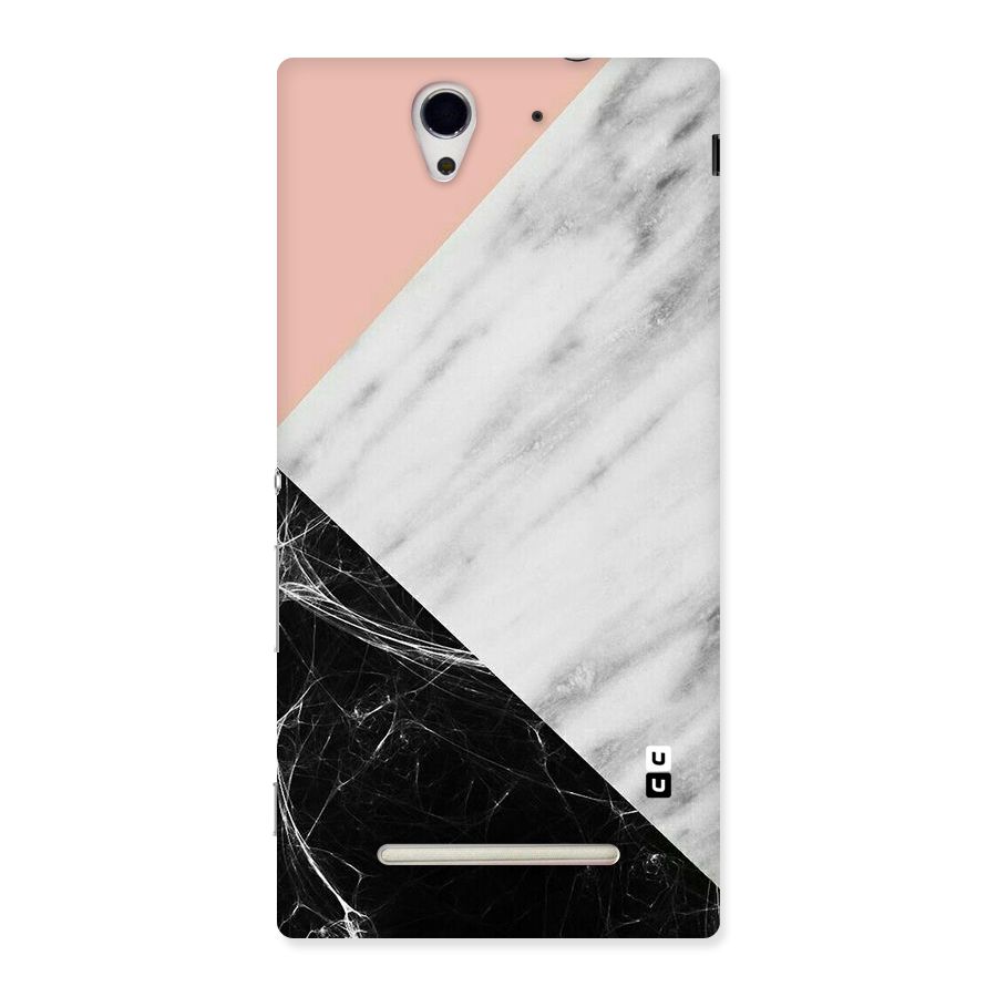 Marble Cuts Back Case for Sony Xperia C3