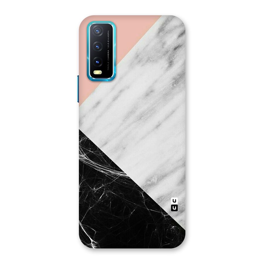 Marble Cuts Back Case for Vivo Y20G