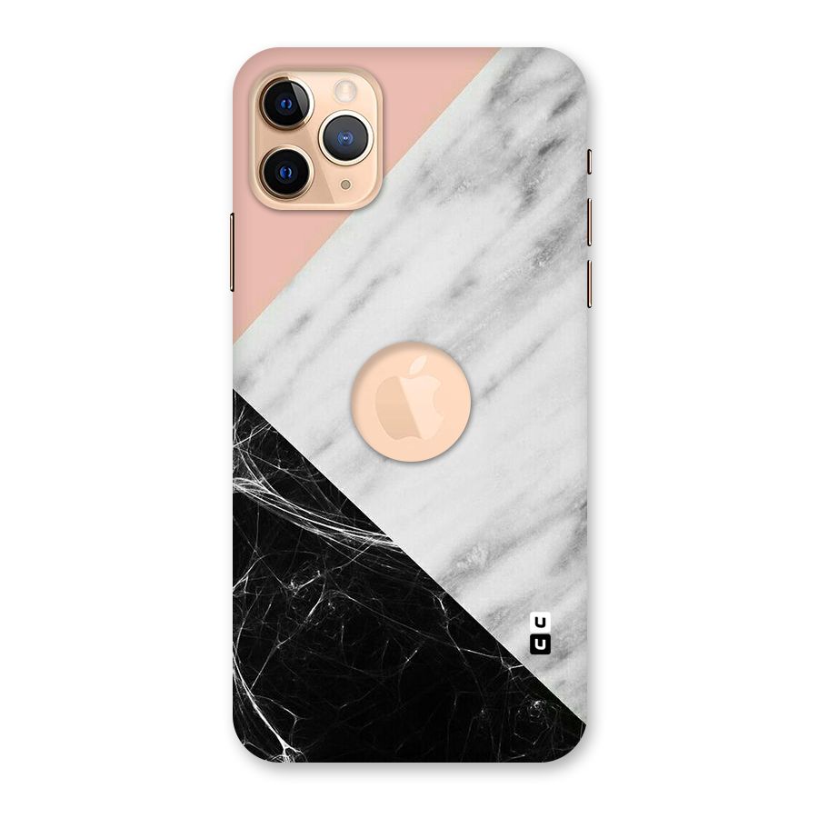 Marble Cuts Back Case for iPhone 11 Pro Max Logo Cut