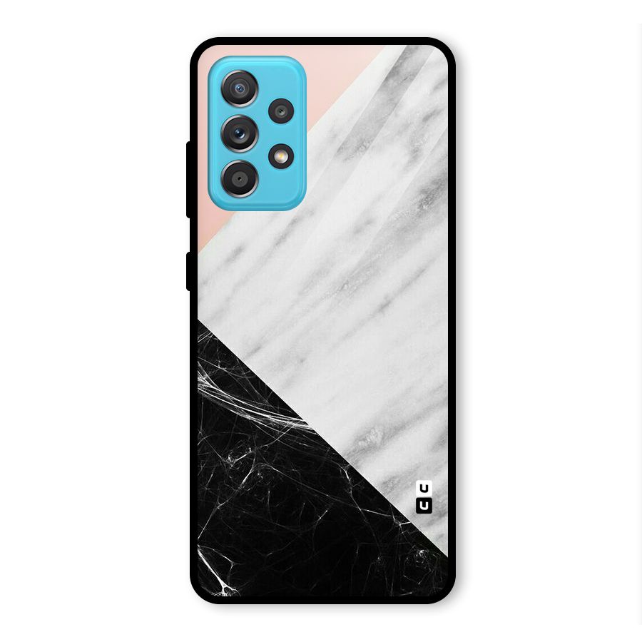 Marble Cuts Glass Back Case for Galaxy A52s 5G