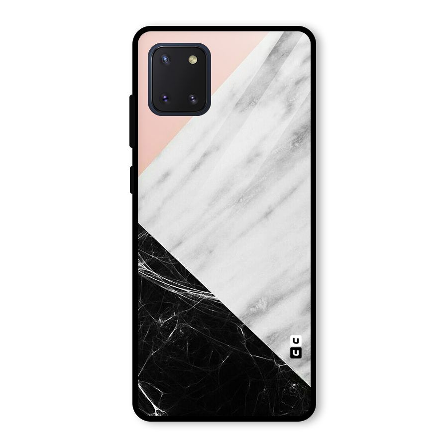 Marble Cuts Glass Back Case for Galaxy Note 10 Lite
