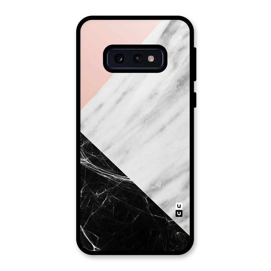 Marble Cuts Glass Back Case for Galaxy S10e