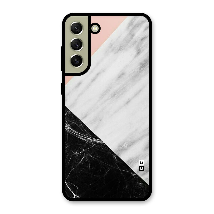Marble Cuts Glass Back Case for Galaxy S21 FE 5G