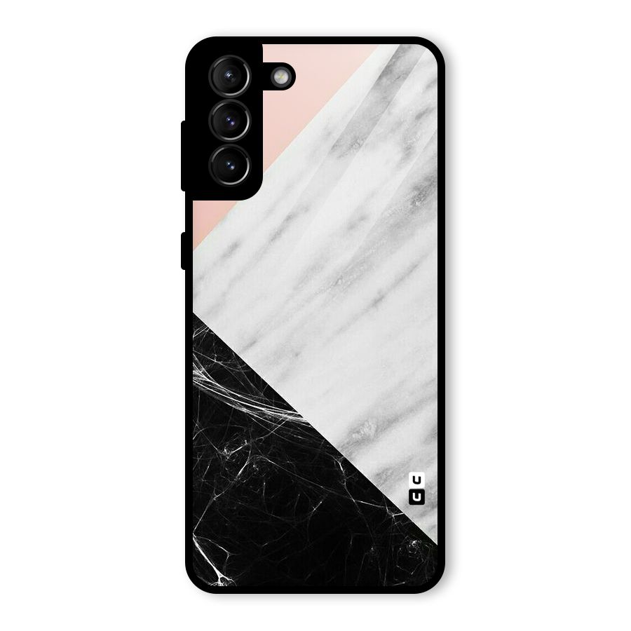 Marble Cuts Glass Back Case for Galaxy S21 Plus