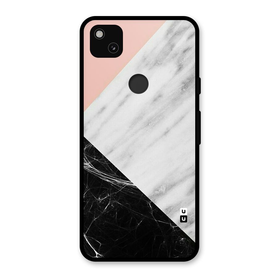 Marble Cuts Glass Back Case for Google Pixel 4a