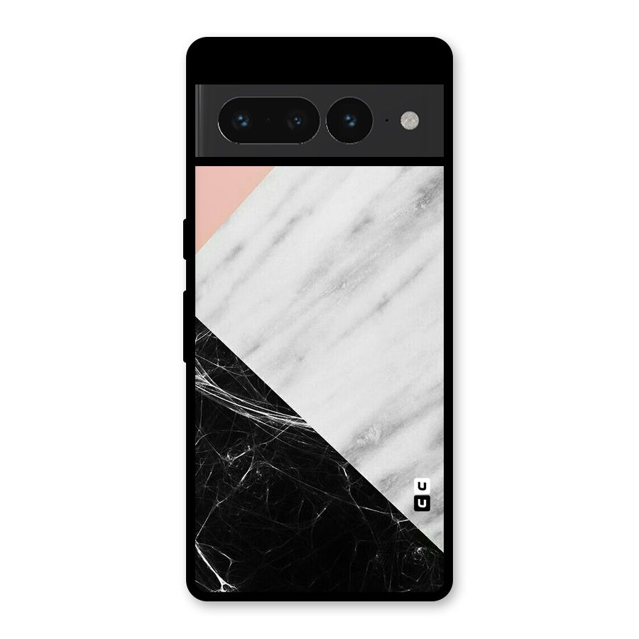 Marble Cuts Glass Back Case for Google Pixel 7 Pro