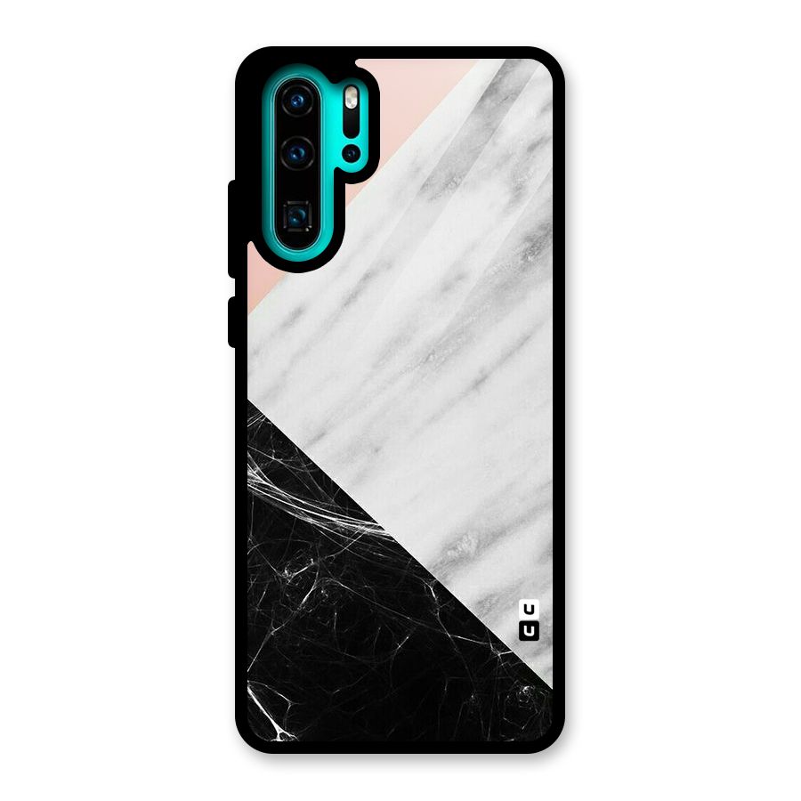 Marble Cuts Glass Back Case for Huawei P30 Pro