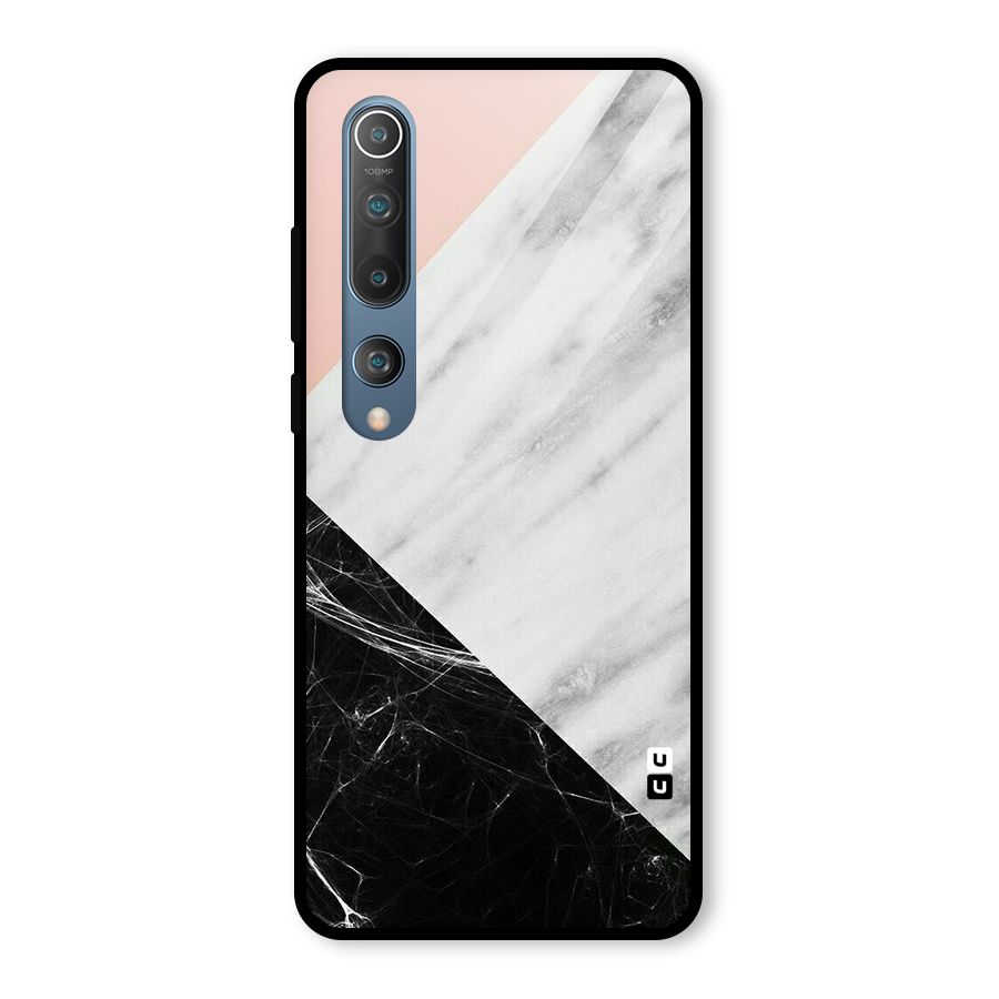 Marble Cuts Glass Back Case for Mi 10