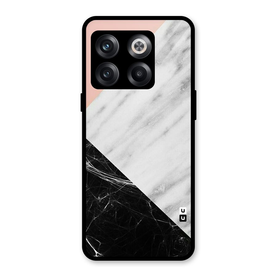 Marble Cuts Glass Back Case for OnePlus 10T