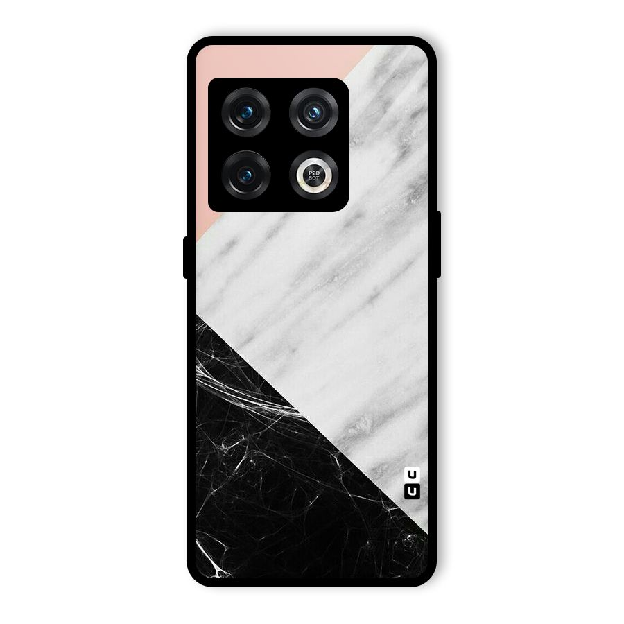 Marble Cuts Glass Back Case for OnePlus 10 Pro 5G