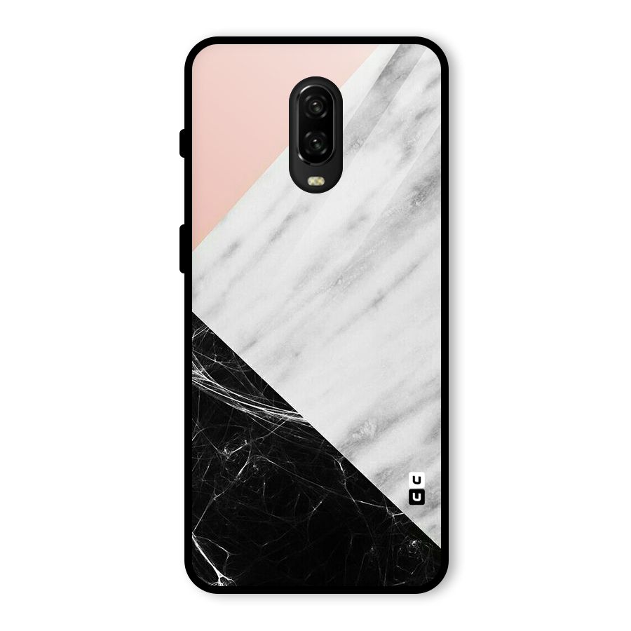 Marble Cuts Glass Back Case for OnePlus 6T