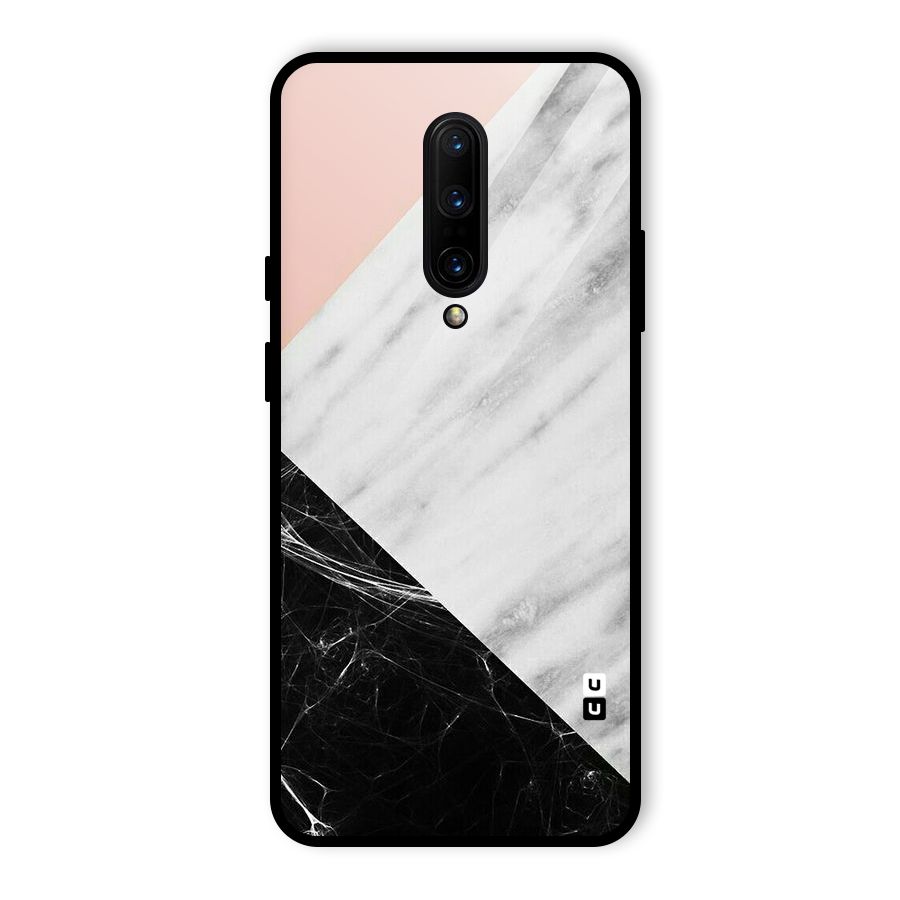 Marble Cuts Glass Back Case for OnePlus 7 Pro