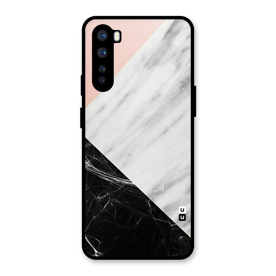 Marble Cuts Glass Back Case for OnePlus Nord