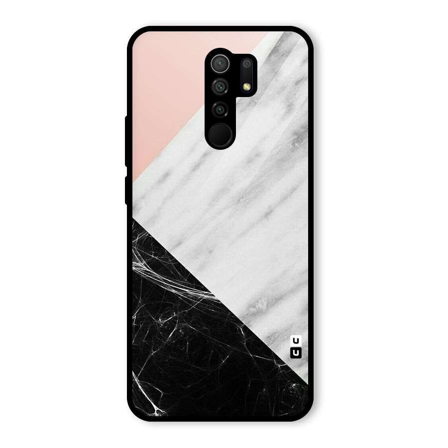 Marble Cuts Glass Back Case for Poco M2