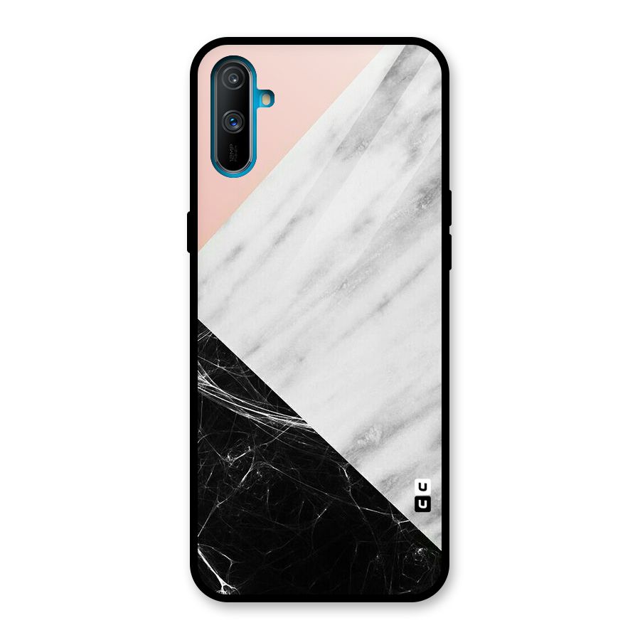 Marble Cuts Glass Back Case for Realme C3