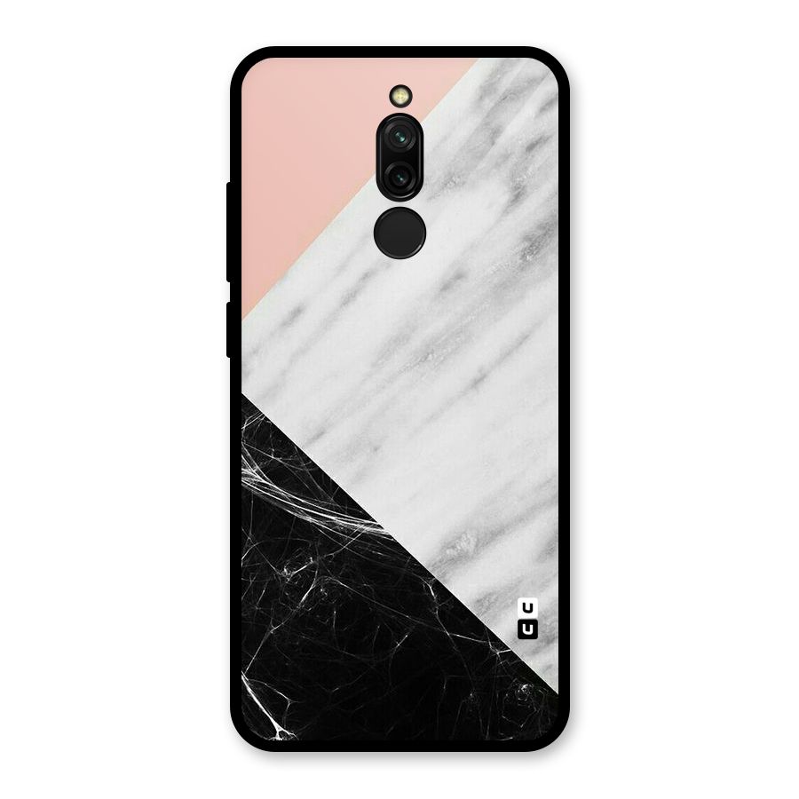 Marble Cuts Glass Back Case for Redmi 8