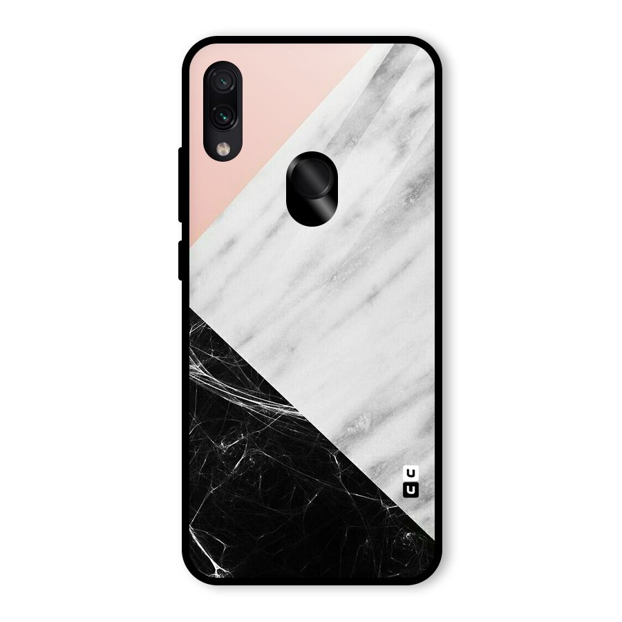 Marble Cuts Glass Back Case for Redmi Note 7 Pro