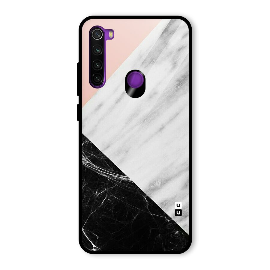 Marble Cuts Glass Back Case for Redmi Note 8