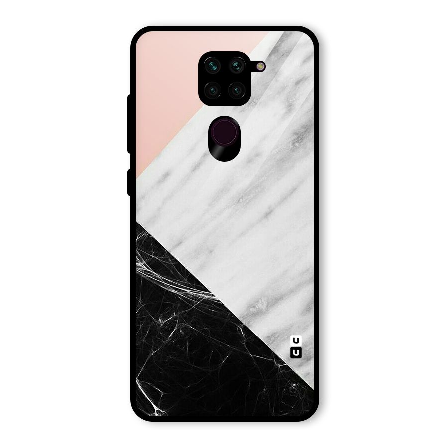 Marble Cuts Glass Back Case for Redmi Note 9