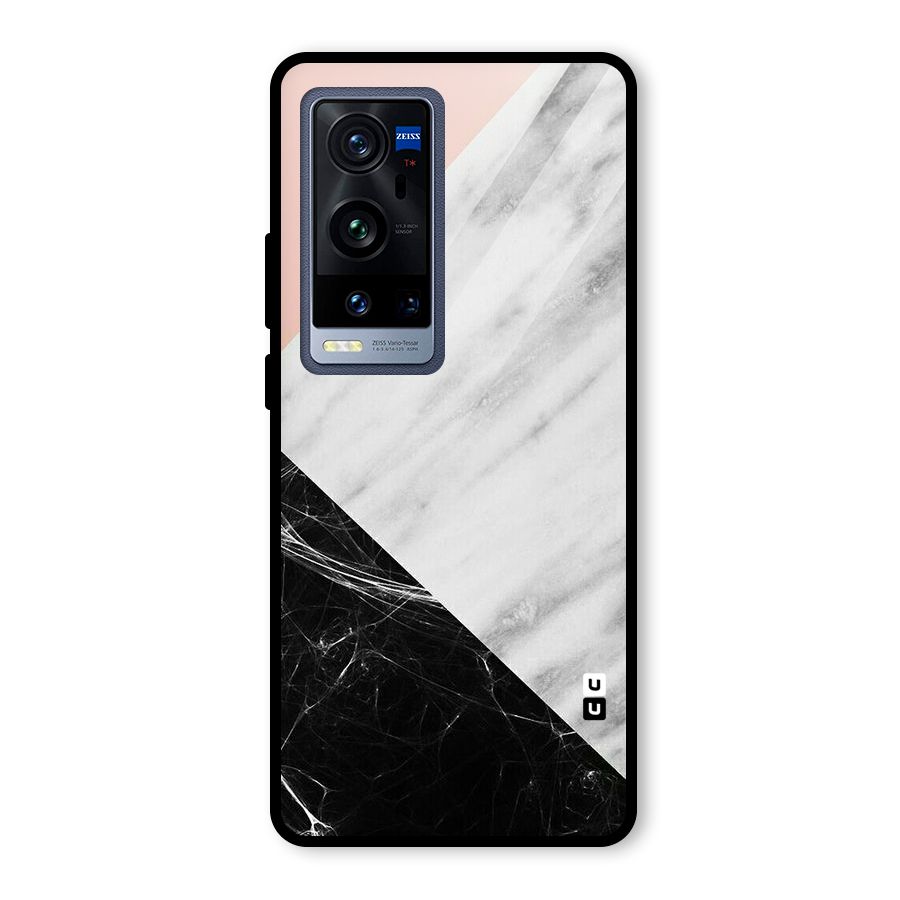 Marble Cuts Glass Back Case for Vivo X60 Pro Plus