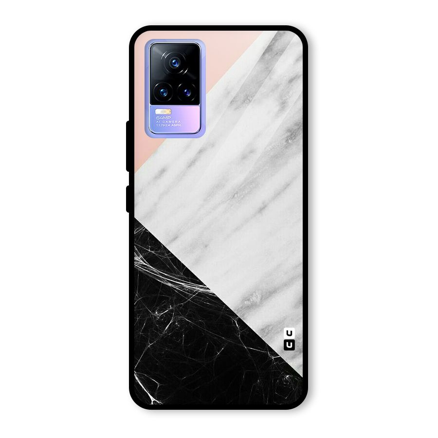 Marble Cuts Glass Back Case for Vivo Y73