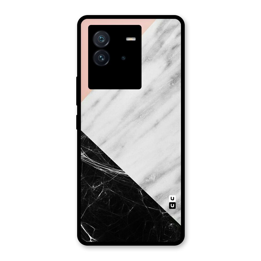 Marble Cuts Glass Back Case for Vivo iQOO Neo 6 5G