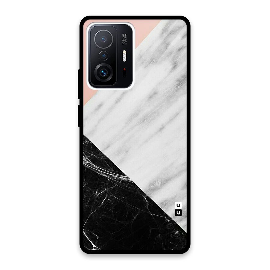 Marble Cuts Glass Back Case for Xiaomi 11T Pro
