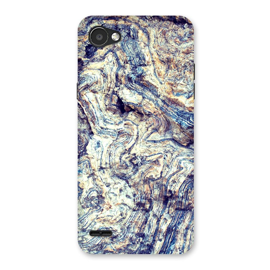 Marble Pattern Back Case for LG Q6